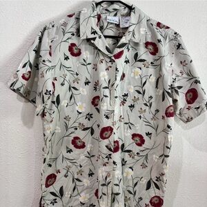 Bobbie Brooks Floral Button Down Shirt